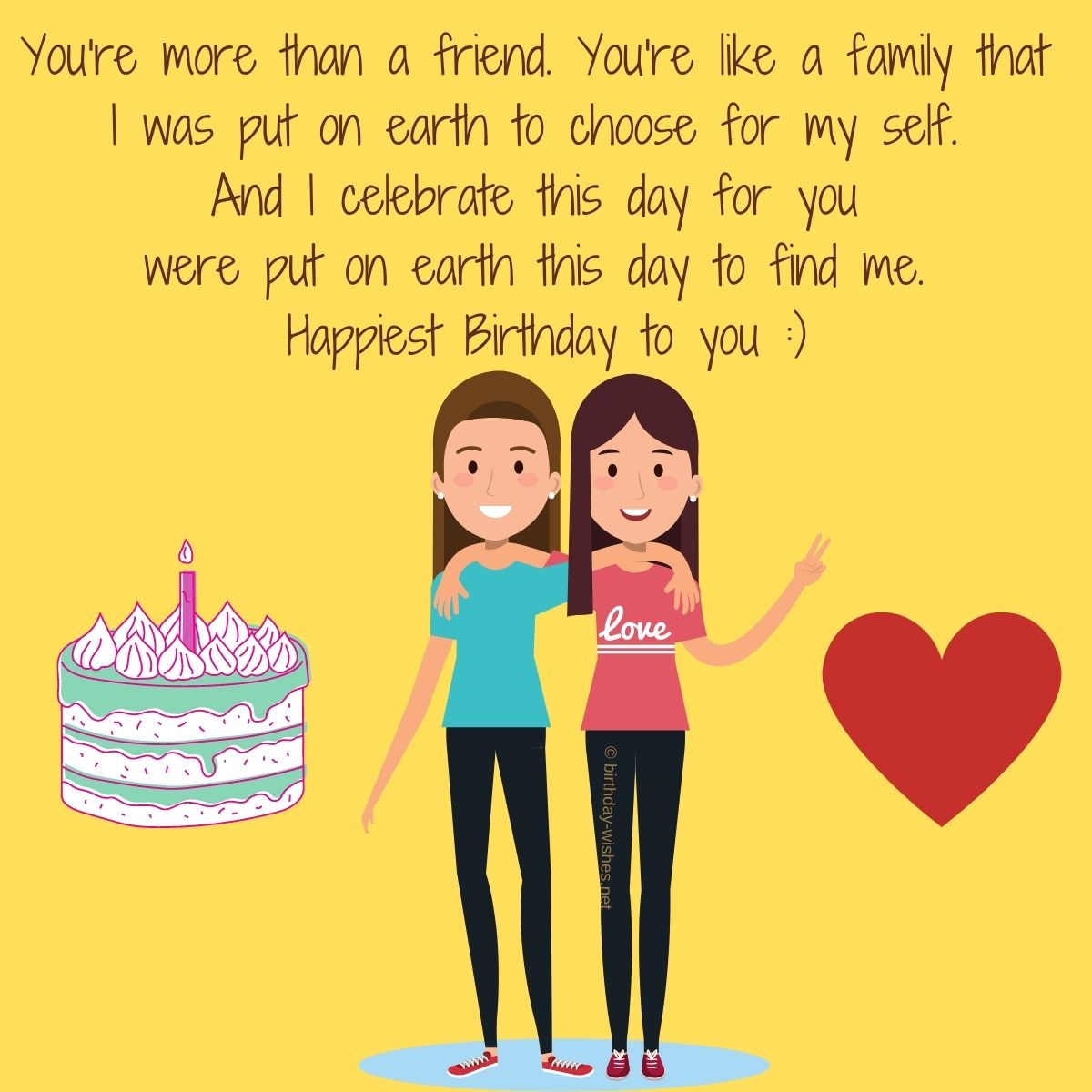 emotional birthday quote for friend