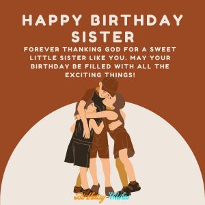 birthday wish for half sister