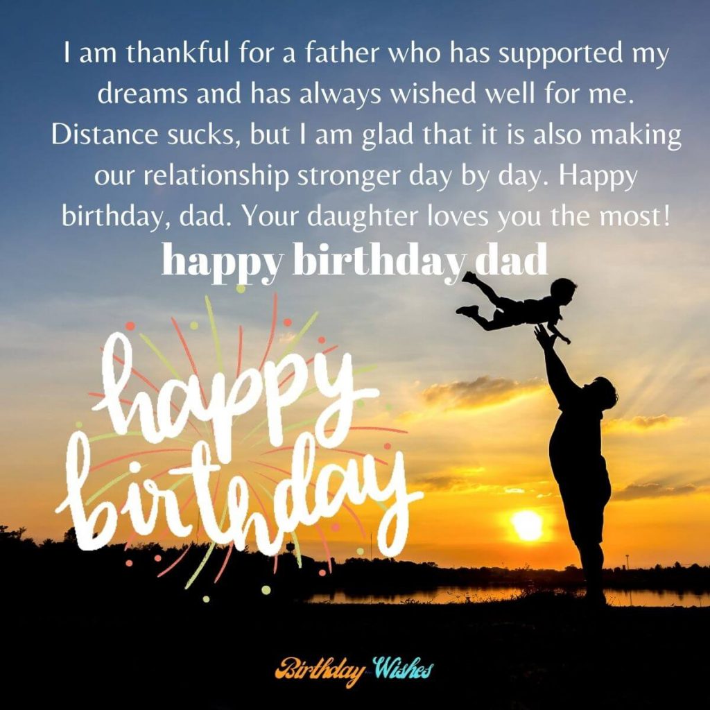 wishing father happy birthday
