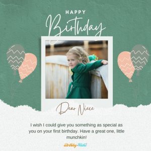 special birthday wish for niece