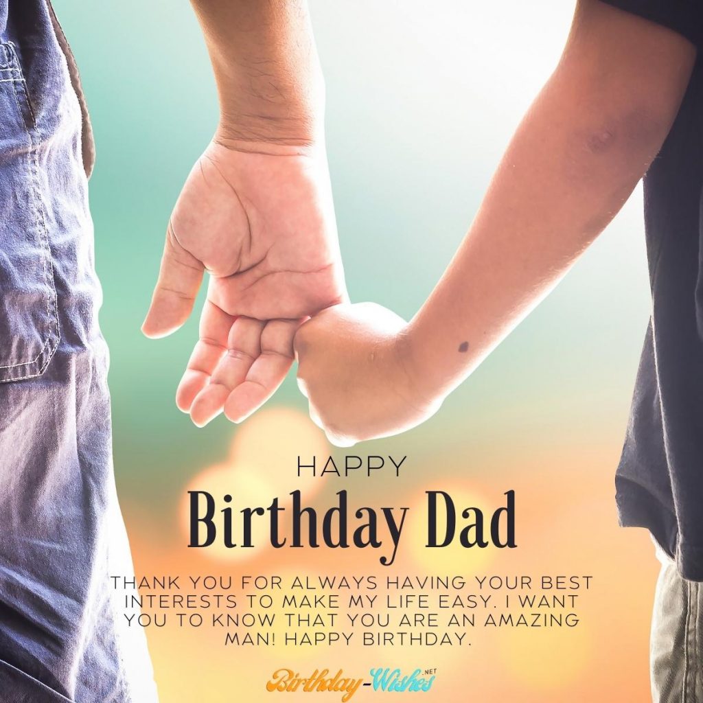 Birthday wishes for single dad