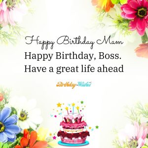 Short birthday wish for employer