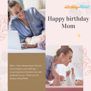 Birthday quote for mother 