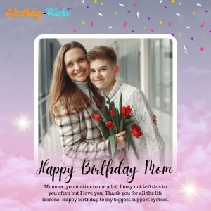 happy birthday wish for mother from son