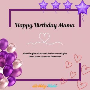 Birthday wish tip for mama