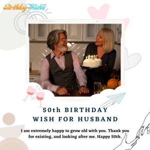 50th birthday quote for husband 