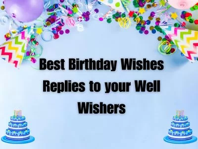 Birthday Wishes Replies