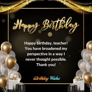 Wishes to College Teachers 7