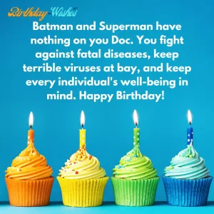 Doctor's birthday wishes