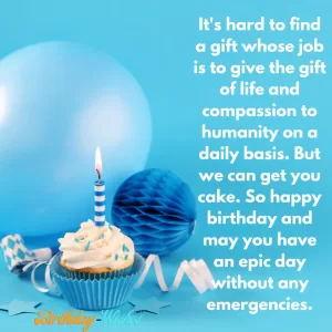 Birthday Wishes for a great doctor in your family