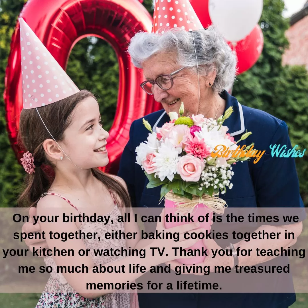 Birthday Wishes for Grandmother with her Past Memories