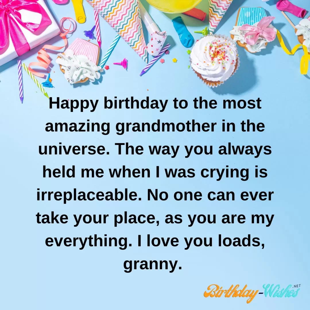 Cute and lovely birthday wishes from Granddaughter
