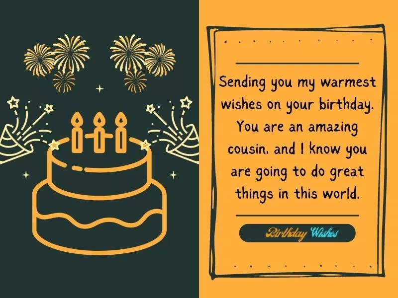 Birthday Wishes for Female Cousin 15