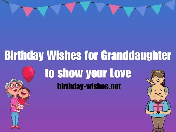 Birthday Wishes for Granddaughter Featured