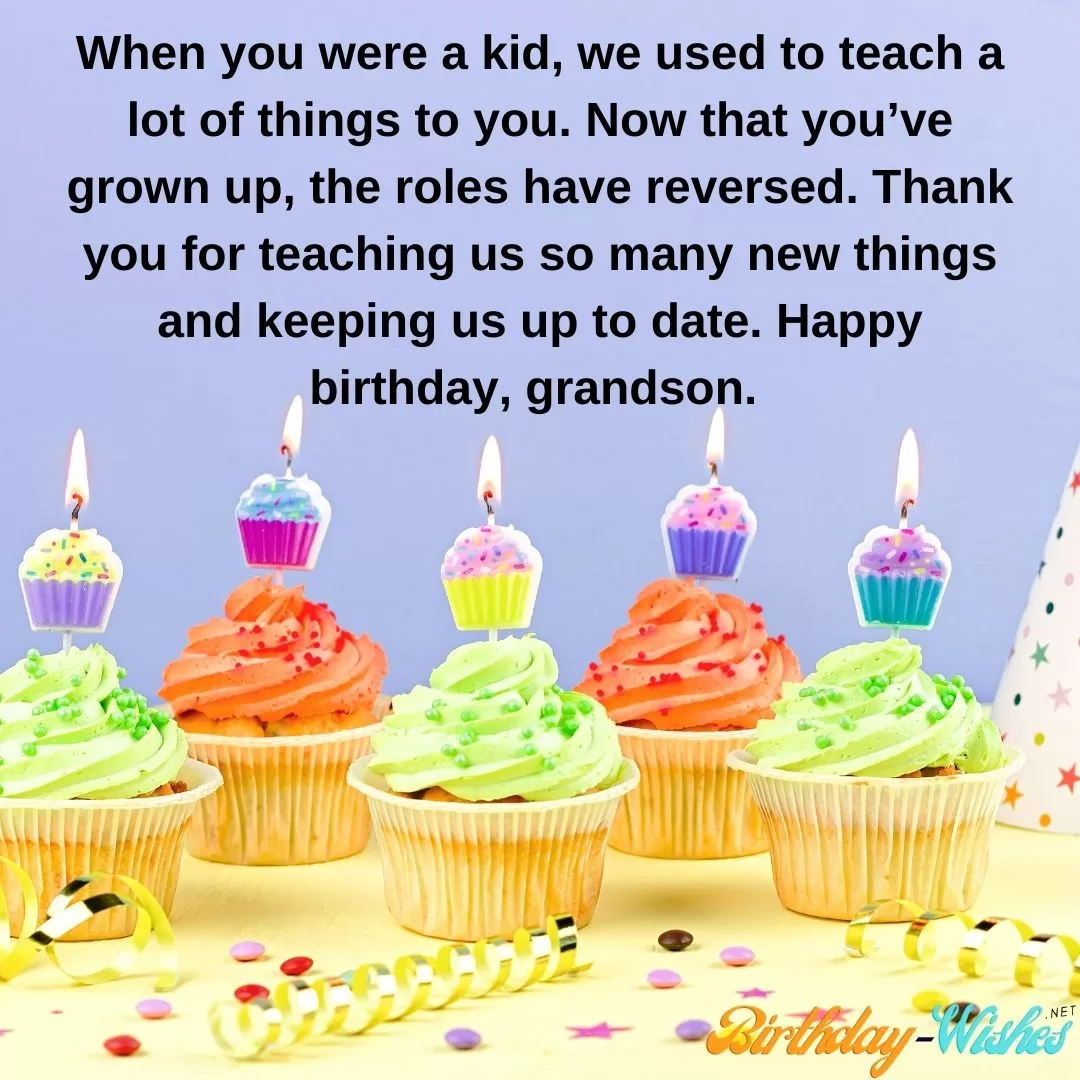 Birthday Wishes for Grandson 10
