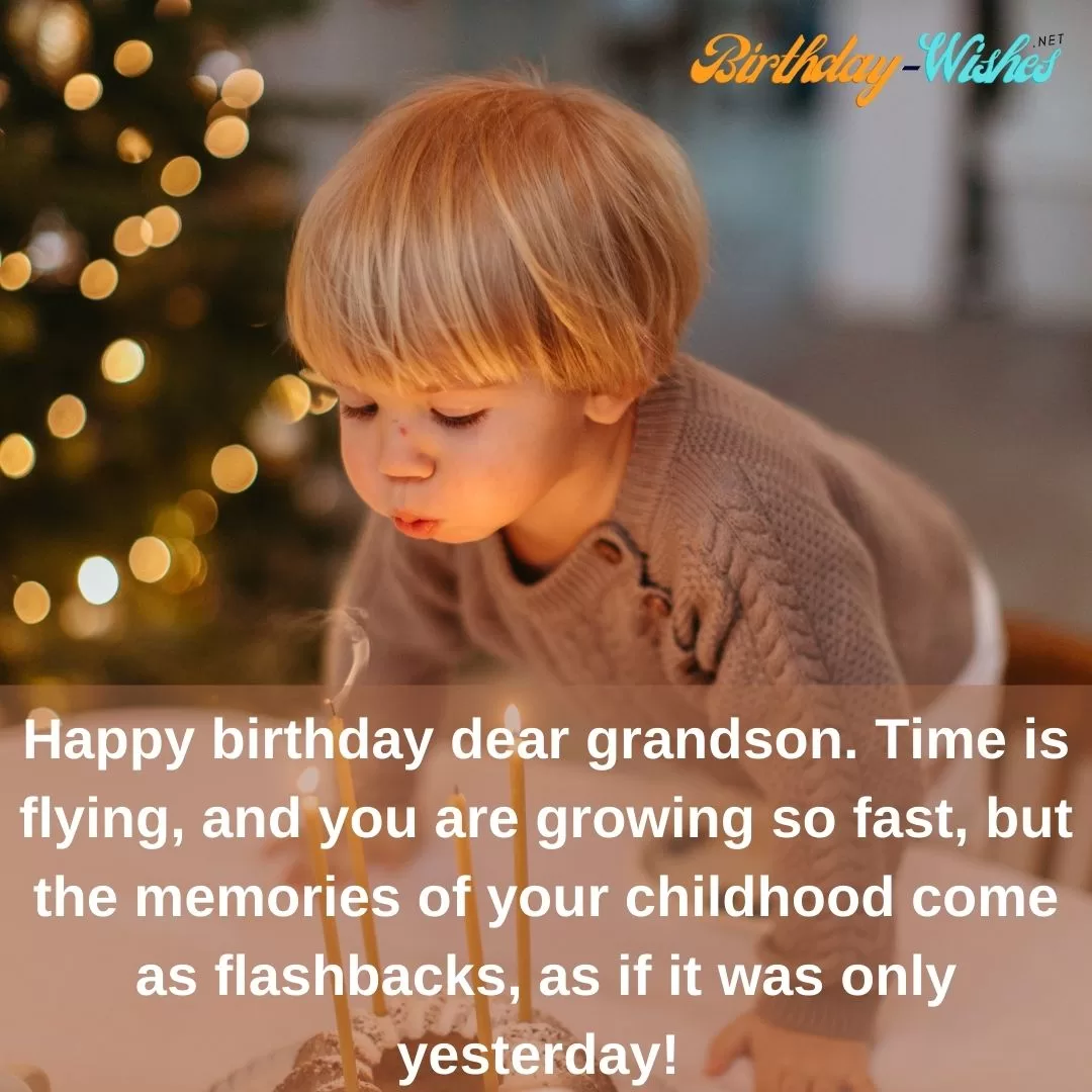 Birthday Wishes for grandson to send on Instagram 18