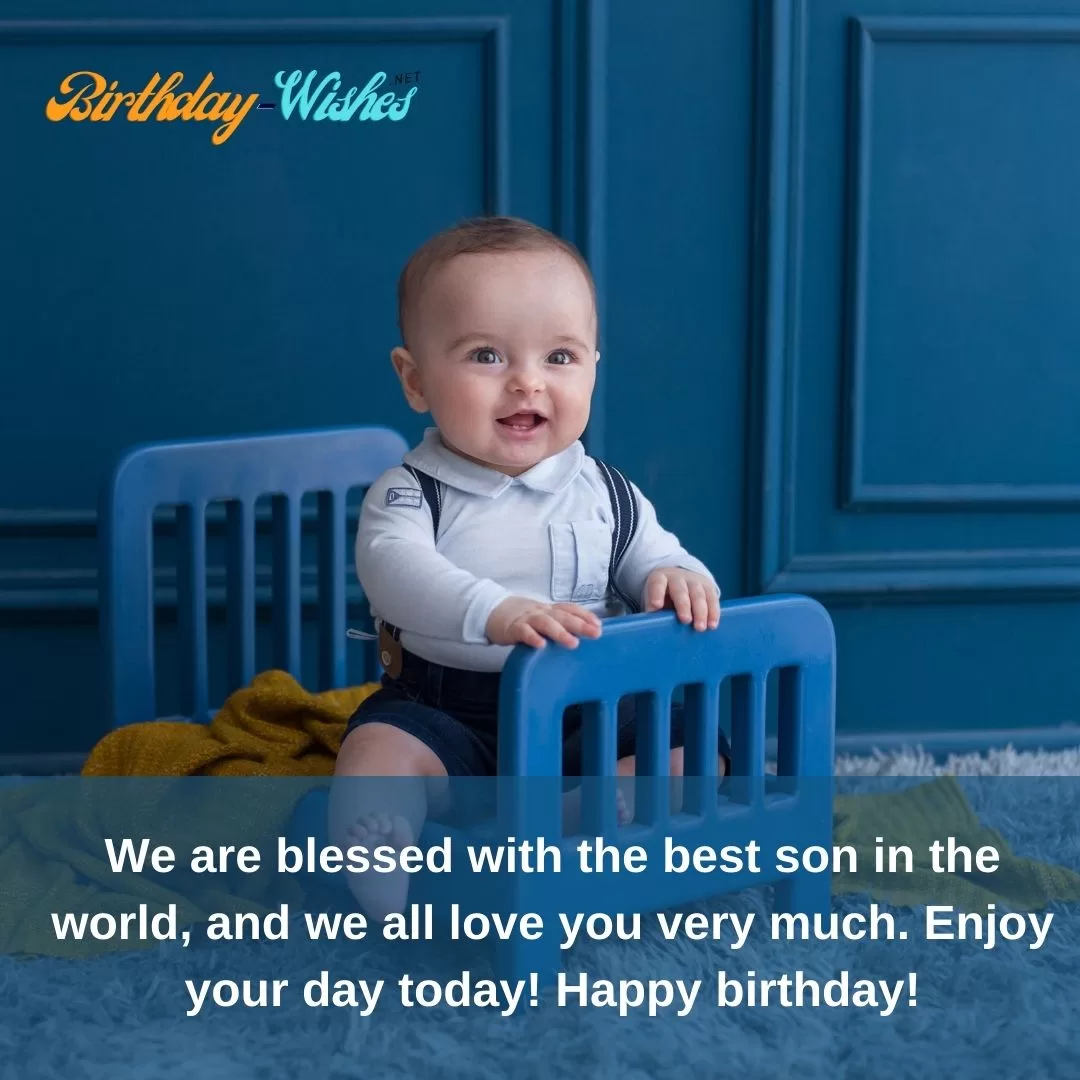 Heart Touching birthday wishes for Baby Boy 23