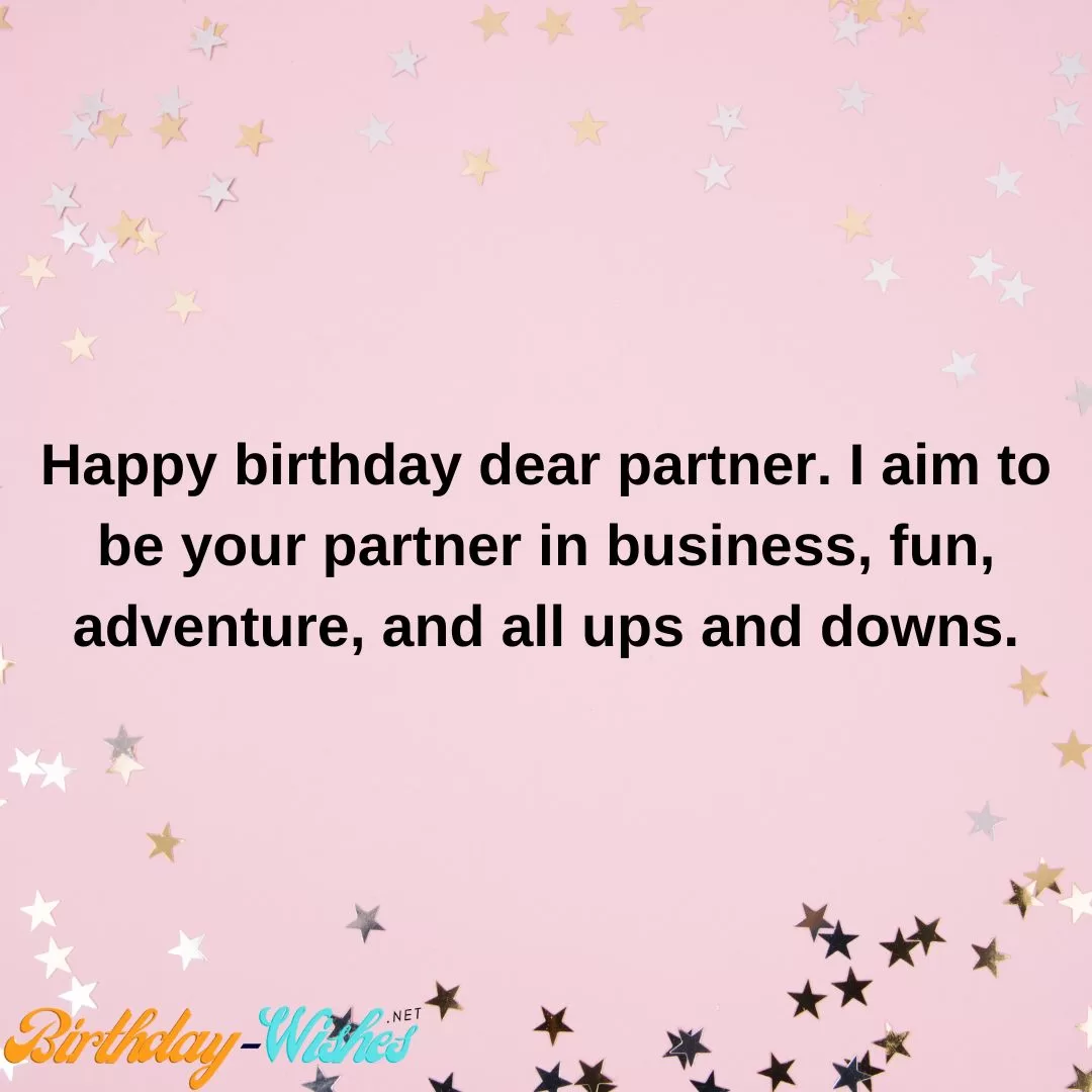 One-Liner Birthday Wishes for business partner 34