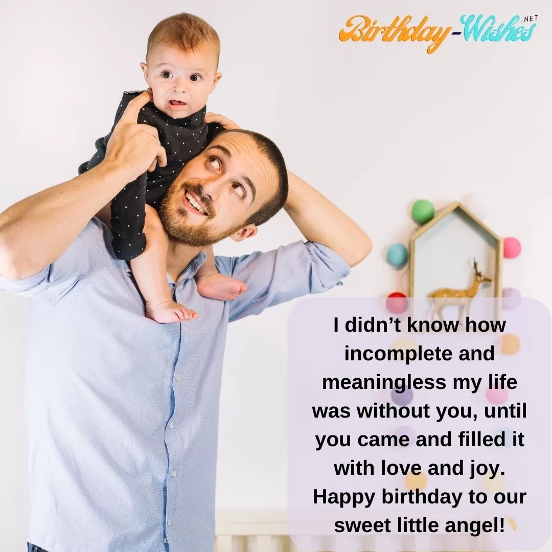Wishes for Baby Girl from father 11