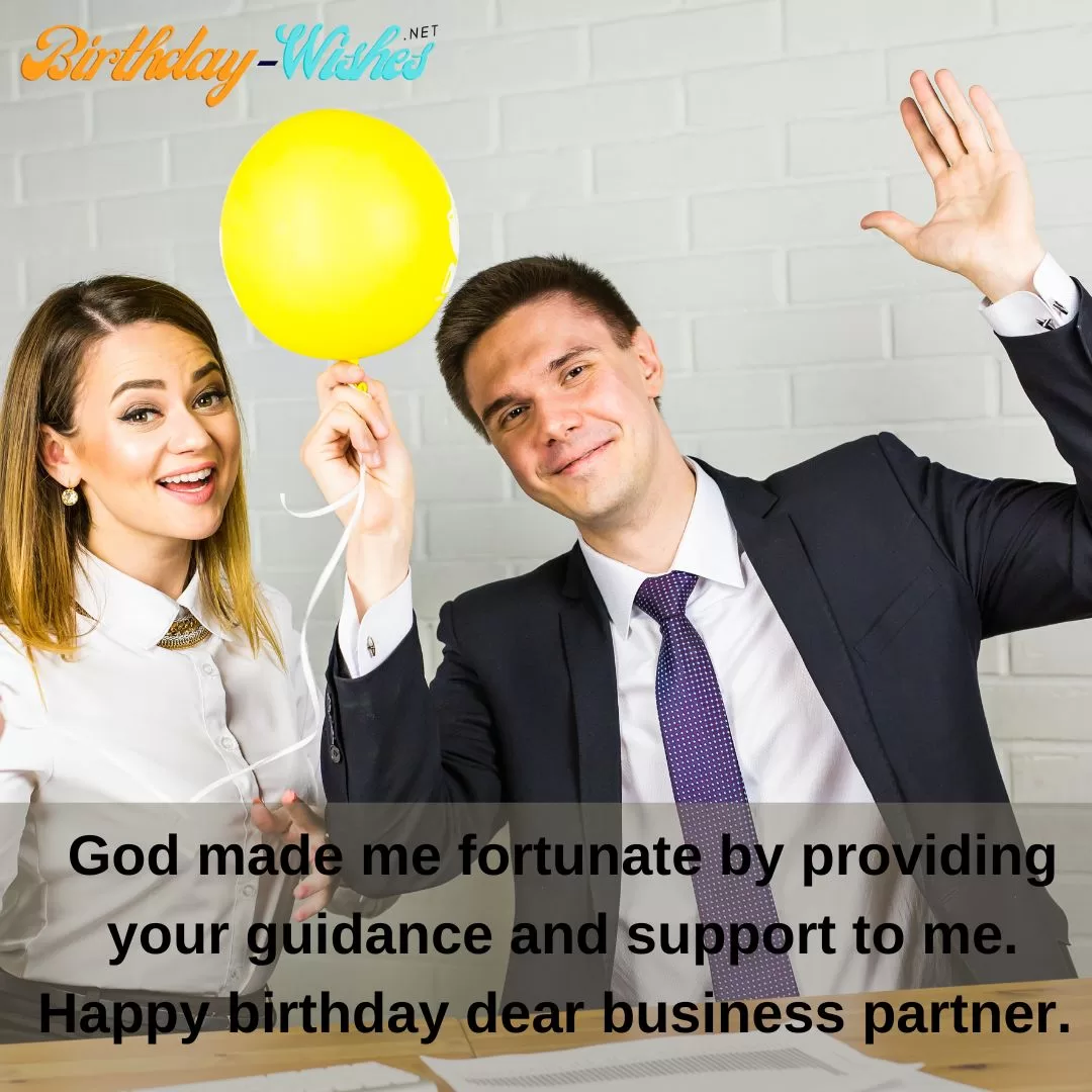 Wishes for Business Partners on birthday 46