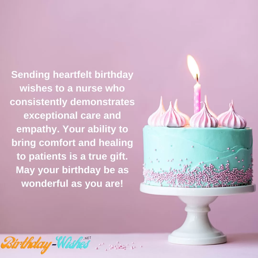 Birthday Messages for Nurses 11