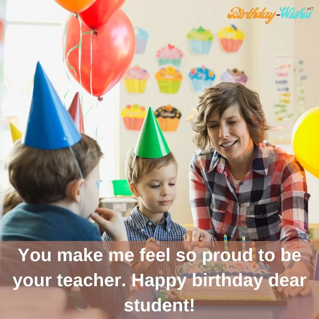 Birthday Wishes for your obedient Students 3