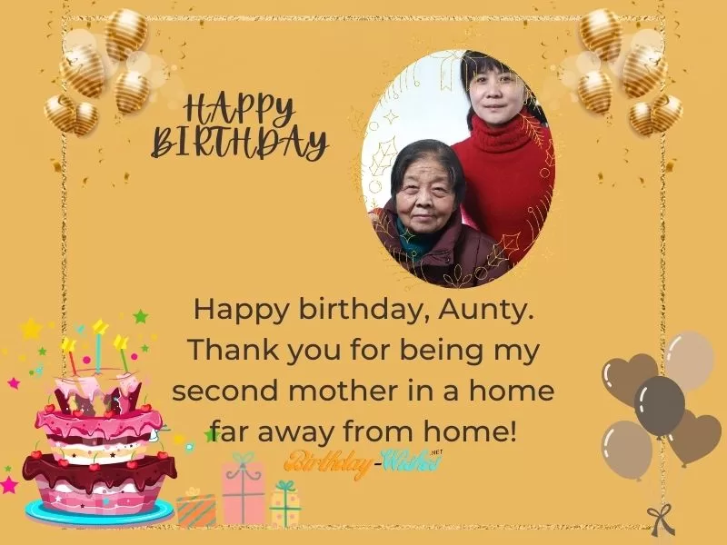 Birthday messages for Aunty like Mother