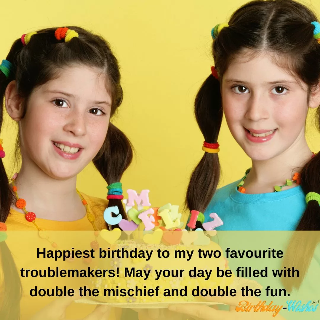 Funny Messages for Your Twin Kids 1