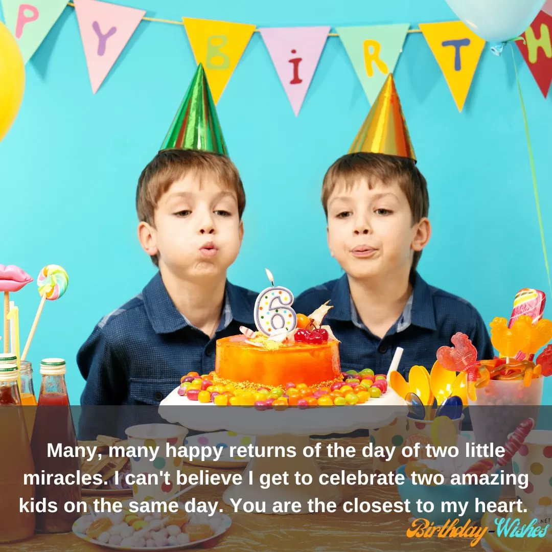 Funny birthday Blessings for Twin Kids 3