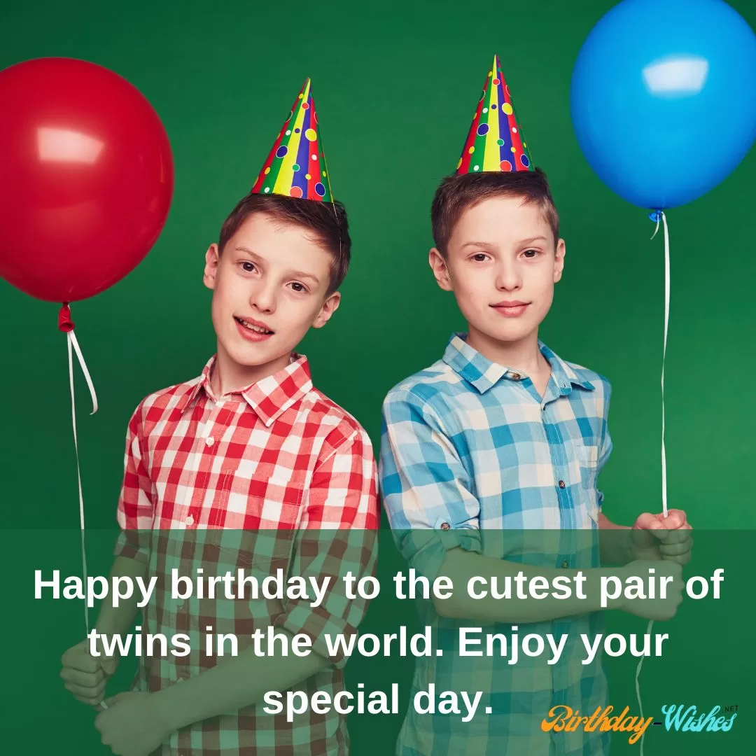 One liner wishes for your cute twins 17