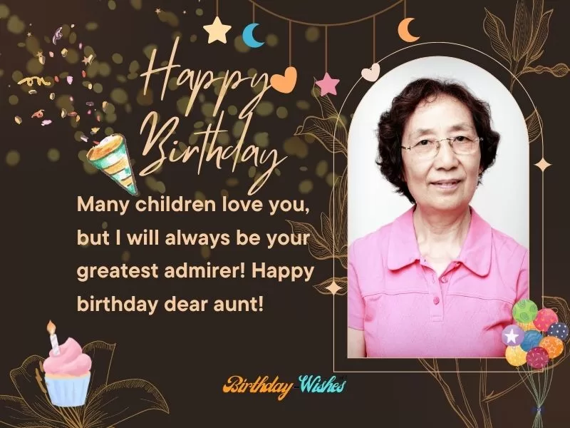 Short Birthday Wishes to Aunt