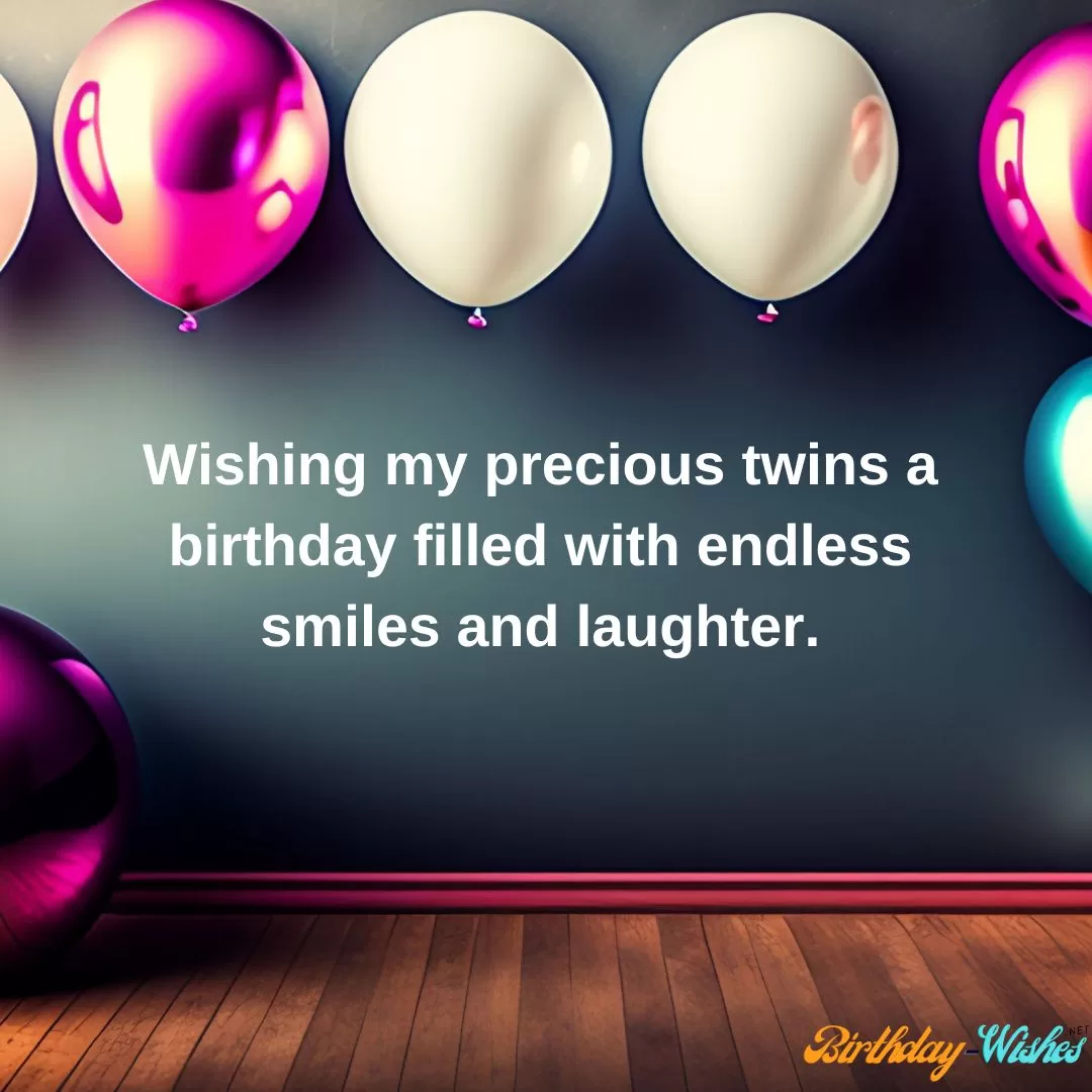 Simple one liner messages for your cute twins 16