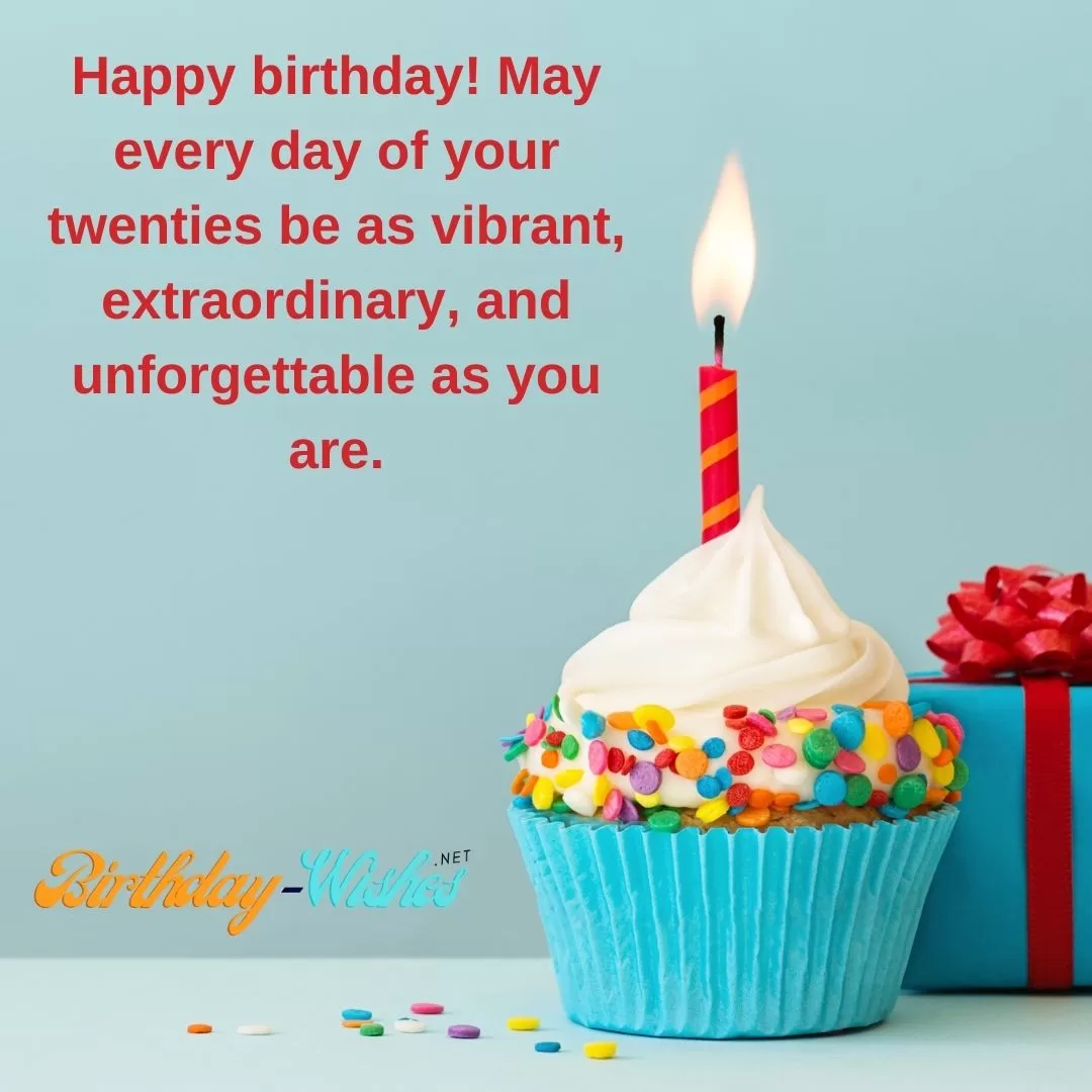 Joyous 20th Birthday Wishes 2