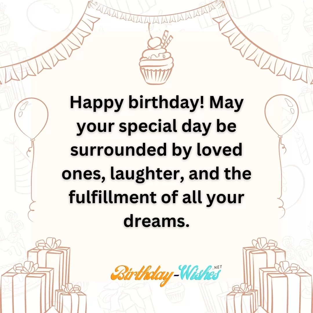 Heartfelt wishes on birthday
