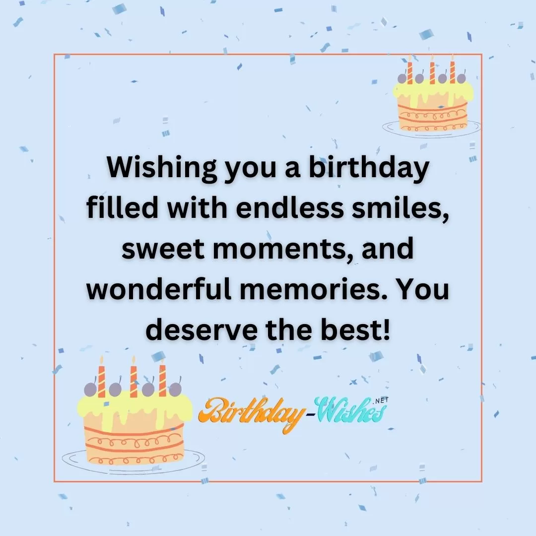 Short birthday wishes