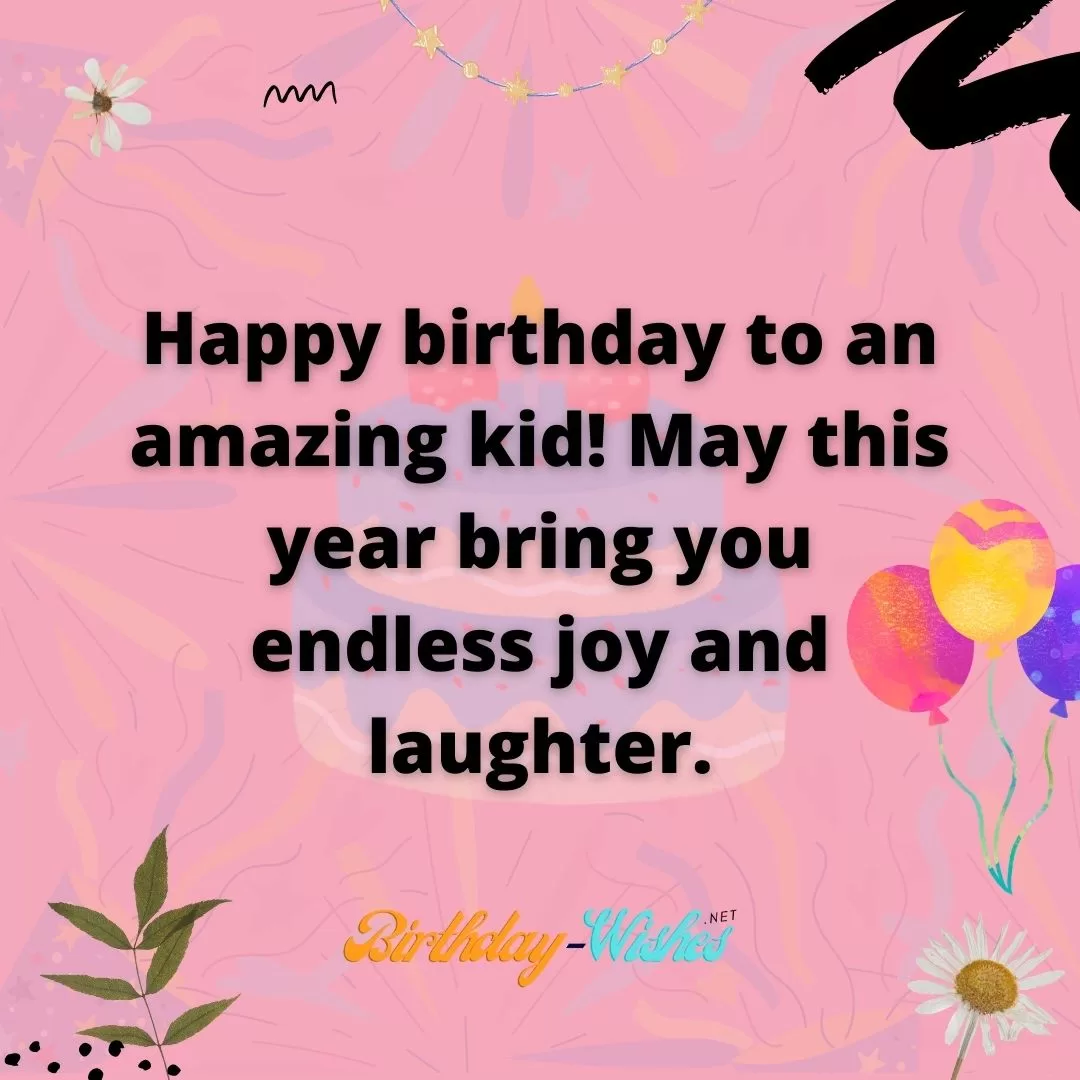 birthday wishes for kids 1
