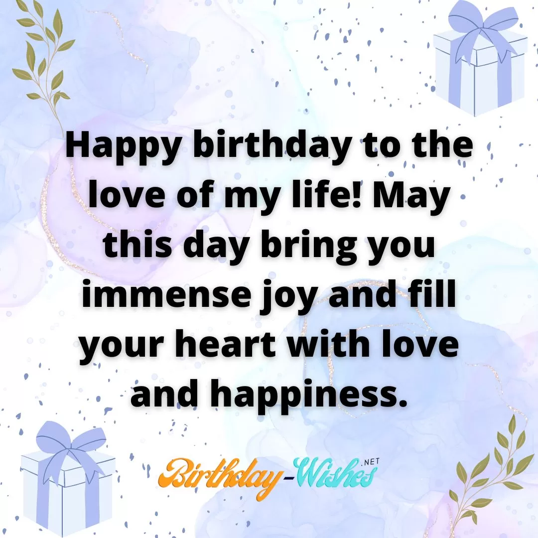 birthday wishes for love 1